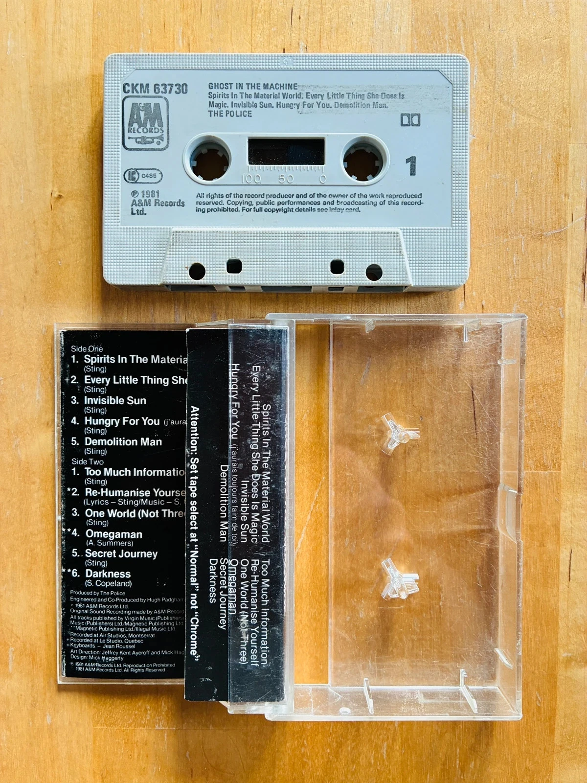 Audio cassette The Police Ghost in the Machine. – photo 2